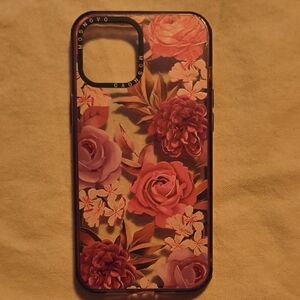 Floral Phone Case - Pink and Red